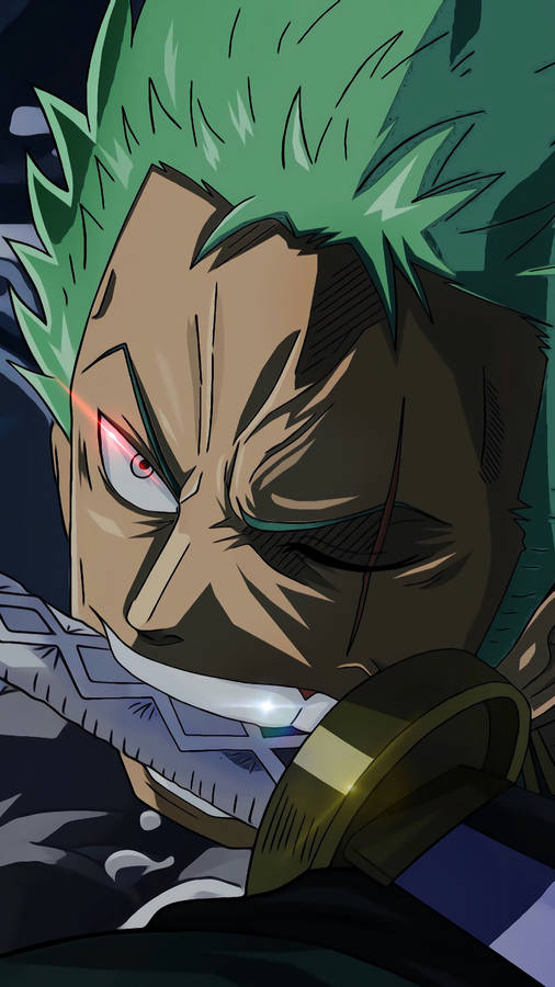 Zoro Hd Close Up Shot Wallpaper