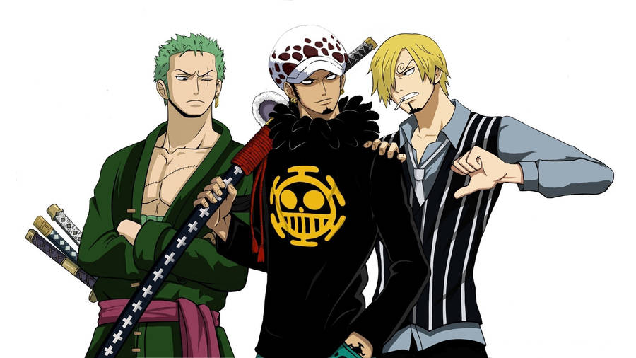 Zoro, Trafalgar And Sanji Wallpaper