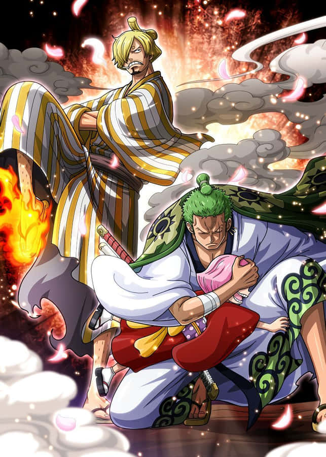 Zoro Wano Vinsmoke Sanji Wallpaper