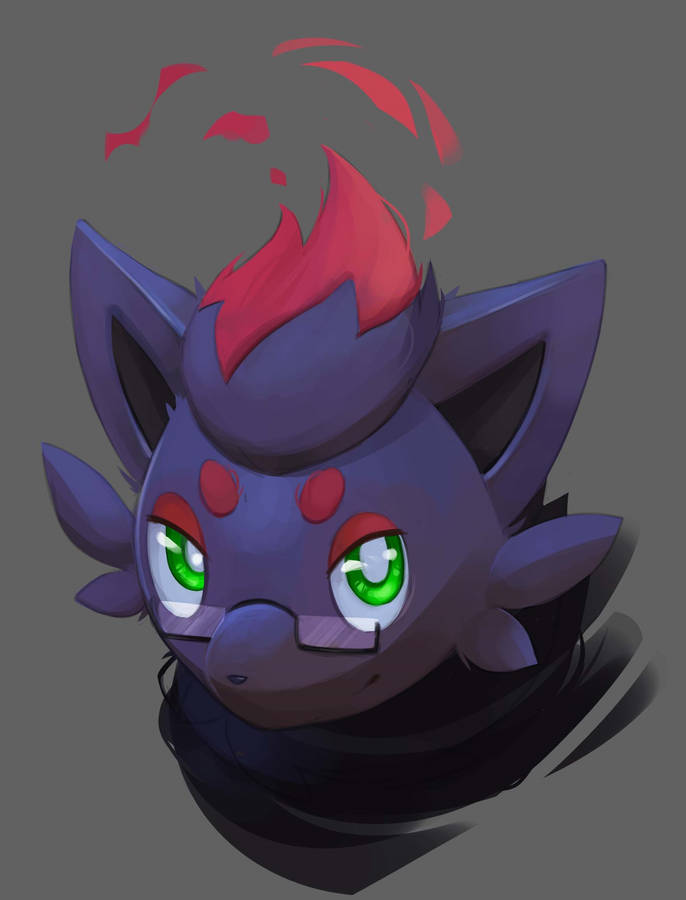 Zorua With Eyeglasses Wallpaper