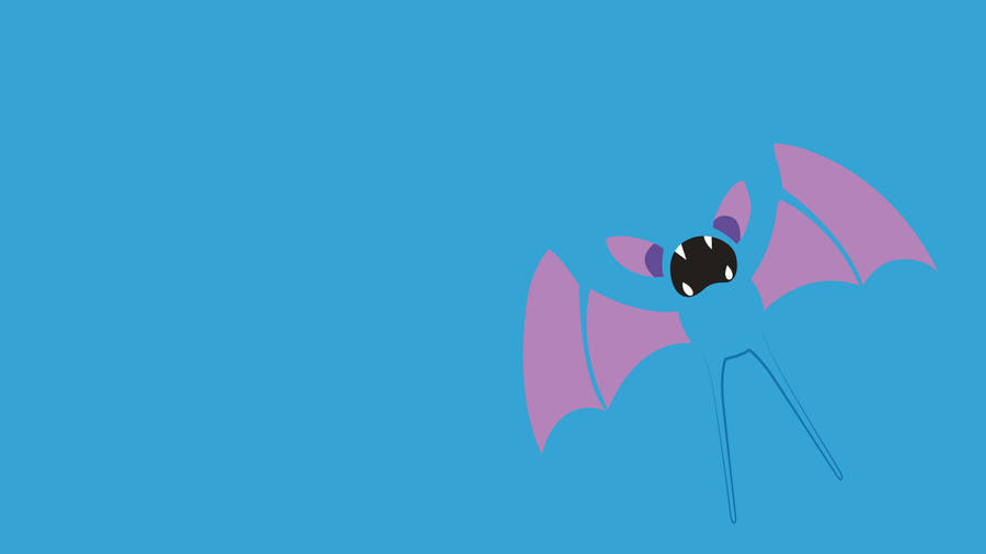 Zubat Blue Wallpaper