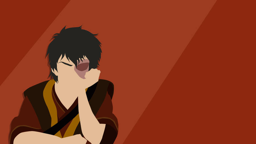 Zuko Minimalist Vector Illustration Wallpaper