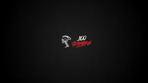 100 Thieves Minimalist Wallpaper