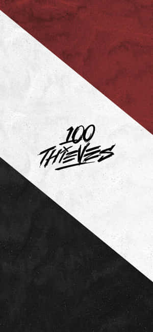 100 Thieves On A Flag Wallpaper