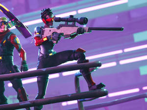 1080 Fortnite Cipher Sniping Wallpaper