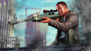 1080p Gta 5 Franklin Clinton Wallpaper