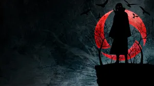 1920 X 1080 Anime Dark Itachi Wallpaper