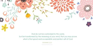 1920x1080 Hd Biblical Romans 12:2 Wallpaper