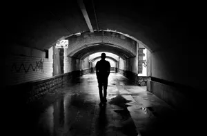 1920x1080 Hd Dark Tunnel Wallpaper