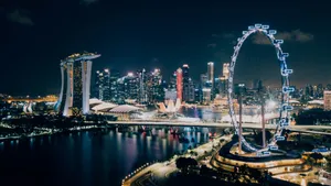 1920x1080 Hd Singapore Skyline Wallpaper