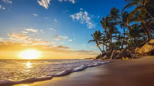 1920x1080 Hd Summer Foamy Waves Wallpaper