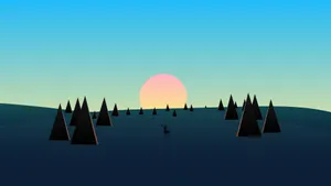 1920x1080 Hd Sun Rising Blue Land Wallpaper