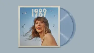 1989 Taylors Version Vinyl Album Cover Wallpaper