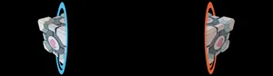 2 Monitor Portal Wallpaper