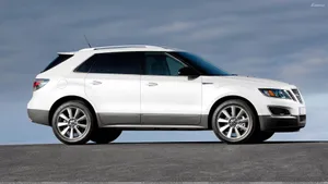 2011 White Saab 9-4x Wallpaper
