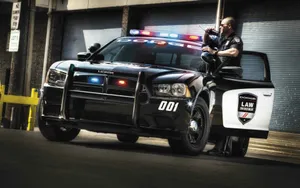 2014 Dodge Charger Pursuit Police Cop Car Wallpaper