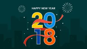 2018 Dark Green Wallpaper