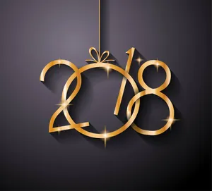 2018 Gold Art Wallpaper