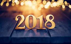 2018 Yellow Lights Wallpaper