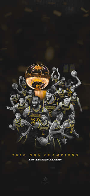 2020 Lakers N B A Champions Wallpaper