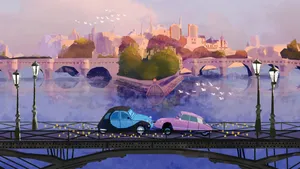 2560 X 1440 Animated Movie Cars Wallpaper