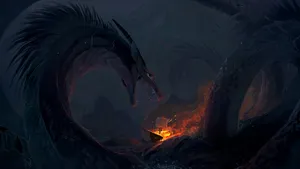 2560x1440 Dragon Monster Wallpaper