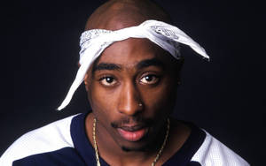 2pac White Bandana Wallpaper