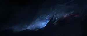 3440x1440 Space Of The Atlantis Nebula Wallpaper