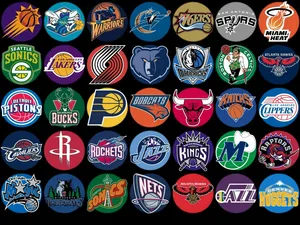35 Different Nba Logos Wallpaper