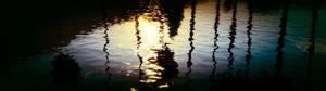 3840x1080 4k Sunset Water Wallpaper
