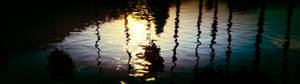 3840x1080 4k Sunset Water Wallpaper
