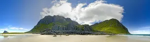 3840x1080 Hd Dual Monitor Island Wallpaper