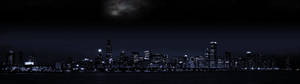 3840x1080 Hd Dual Monitor Nightscape Wallpaper