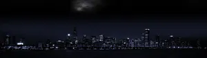 3840x1080 Hd Dual Monitor Nightscape Wallpaper