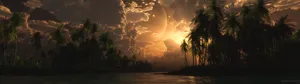 3840x1080 Hd Dual Monitor Sunlight Wallpaper