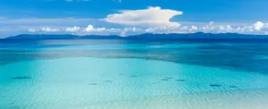 3840x1600 Crystal Blue Ocean Waters Wallpaper