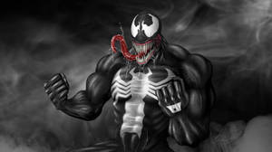 3d 4k Ultra Hd Venom Graphic Wallpaper