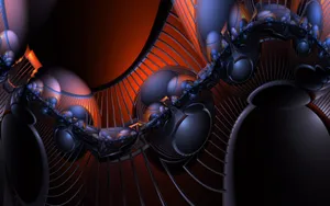 3d Abstract Lines And Shapes Wallpaper