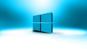 3d Blue Windows Logo Wallpaper