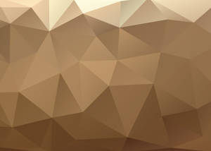 3d Brown Polygon Texture Wallpaper