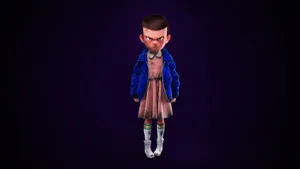 3d Eleven Stranger Things Wallpaper