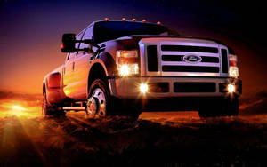 3d Ford Cool Truck Wallpaper