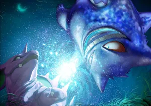 3d Gengar And Nidoking Wallpaper