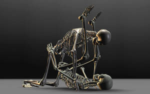 3d Hd Skeletons Wallpaper