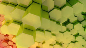 3d Hexagon Google Meet Virtual Background Wallpaper