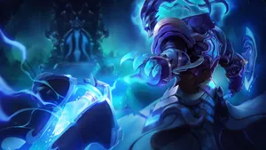 3d League Of Legends Champion, Thresh Wallpaper