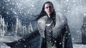 3d Loki In Snow Field Wallpaper