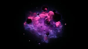 3d Pink Smoke Wallpaper