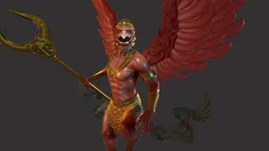 3d Rendered Lord Garuda Wallpaper