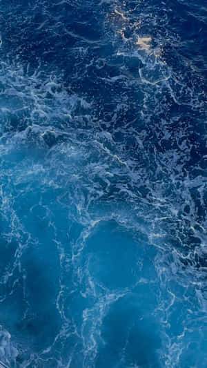 4 K Ultra H D Deep Blue Ocean Texture Wallpaper